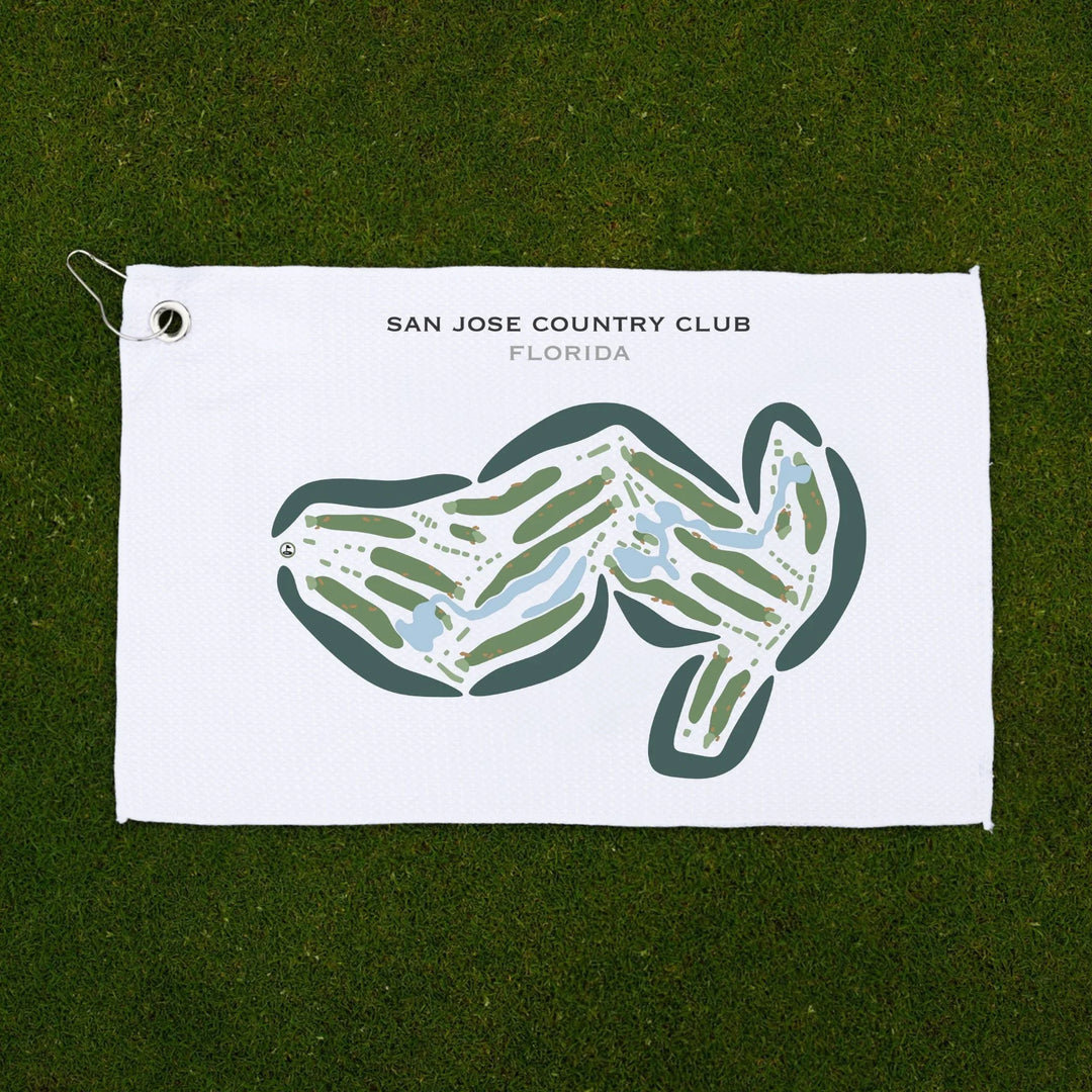 San Jose Country Club, Florida - Printed Golf Courses