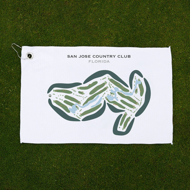 San Jose Country Club, Florida - Printed Golf Courses