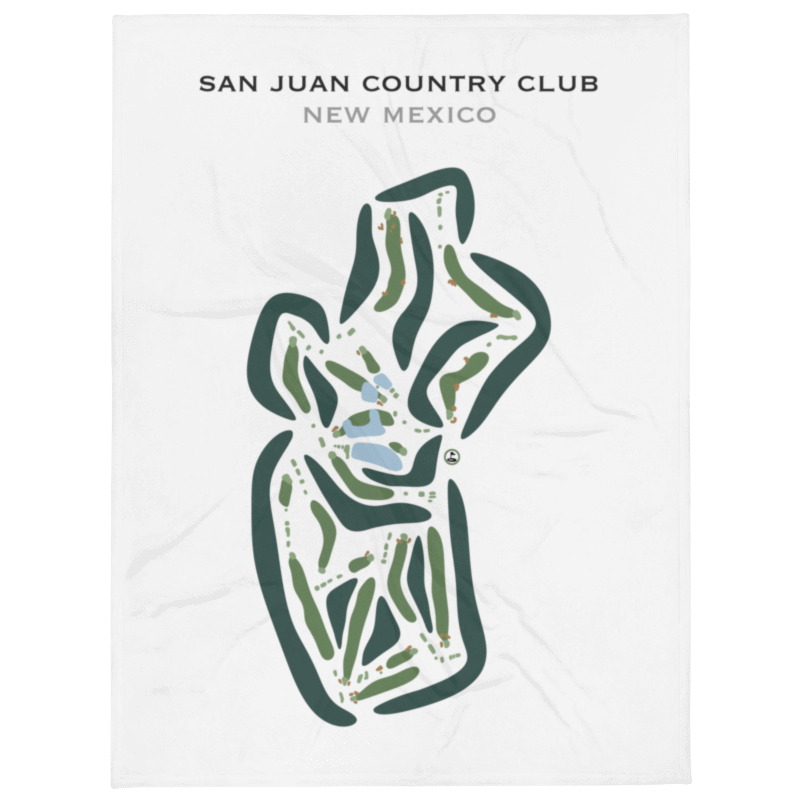 San Juan Country Club, New Mexico - Printed Golf Courses