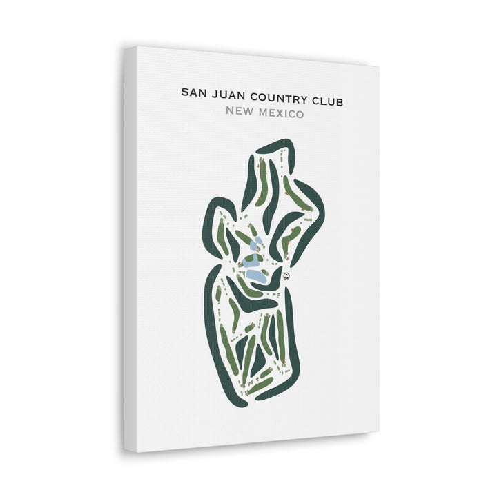 San Juan Country Club, New Mexico - Printed Golf Courses
