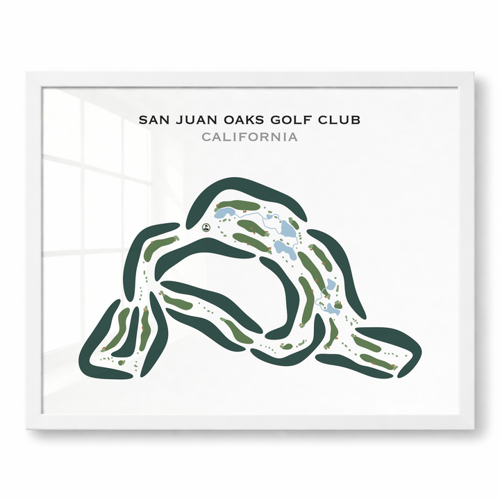 San Juan Oaks Golf Club, California - Printed Golf Courses