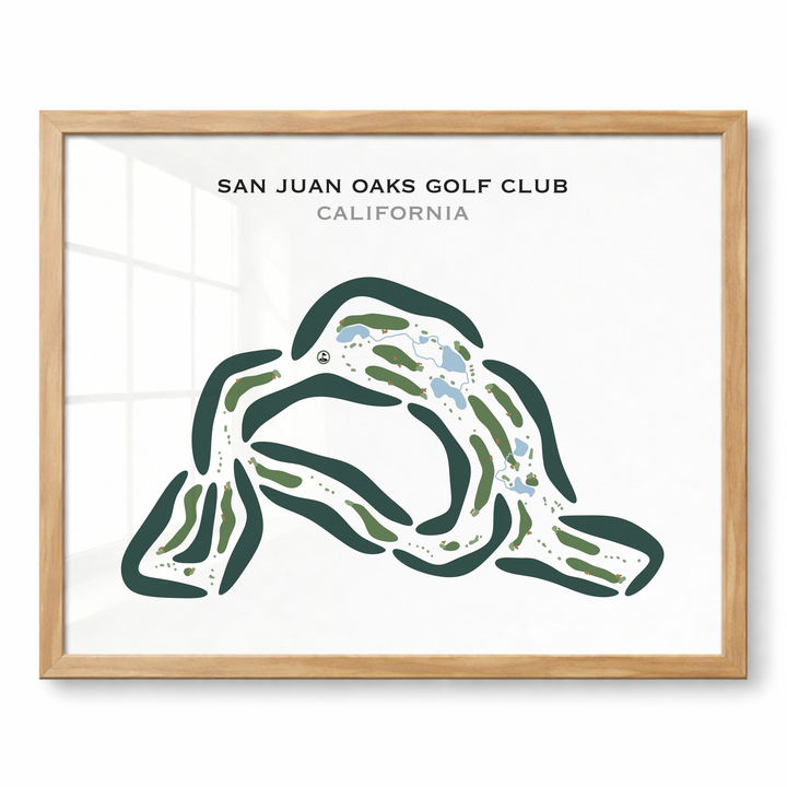 San Juan Oaks Golf Club, California - Printed Golf Courses