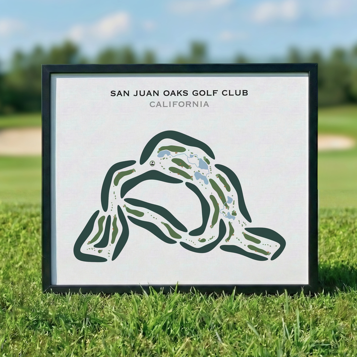 San Juan Oaks Golf Club, California - Printed Golf Courses
