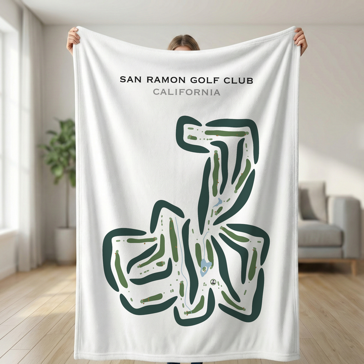 San Ramon Golf Club, California - Printed Golf Courses