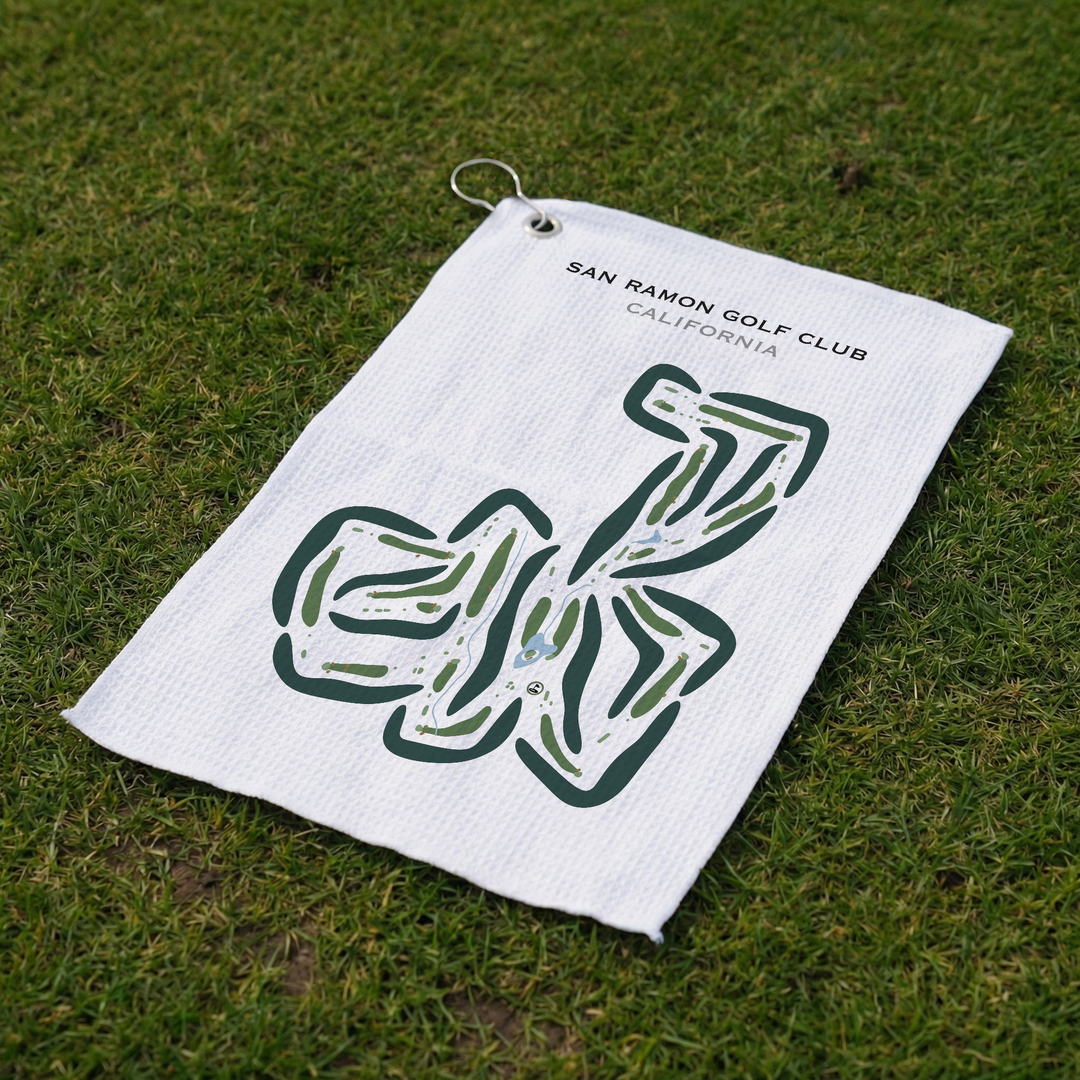 San Ramon Golf Club, California - Printed Golf Courses