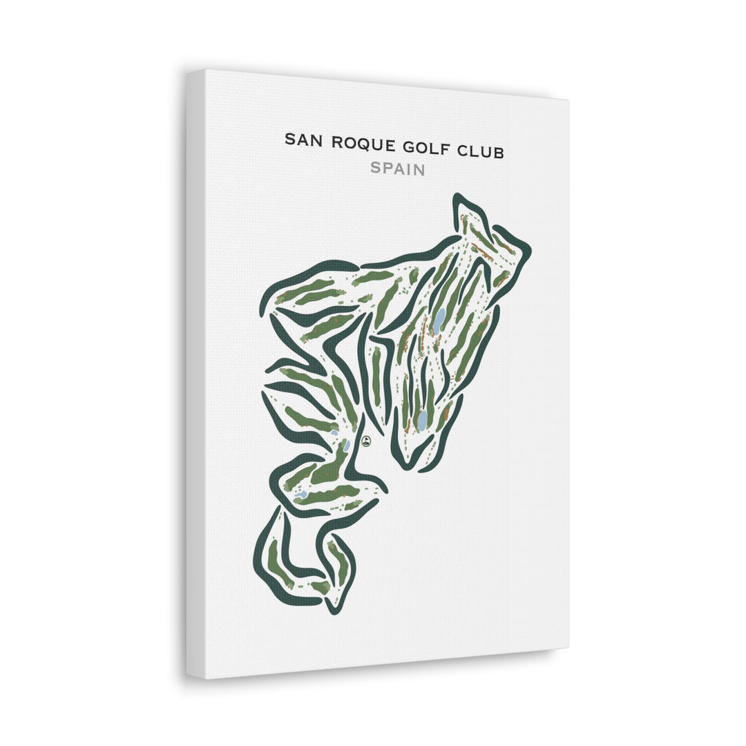 San Roque Golf Club, Spain - Printed Golf Courses