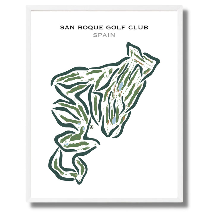 San Roque Golf Club, Spain - Printed Golf Courses