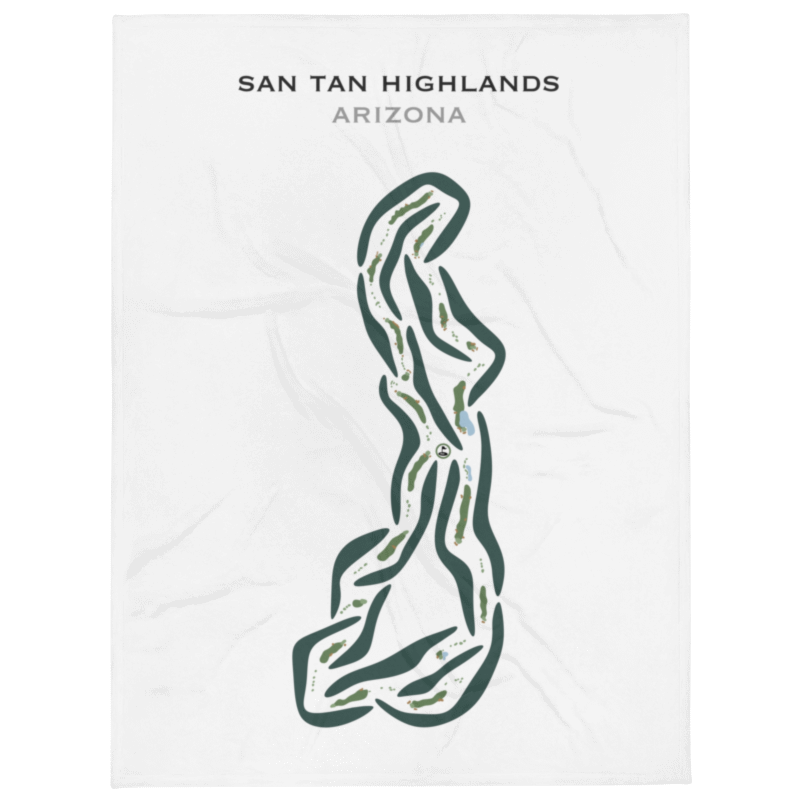 San Tan Highlands, Arizona - Printed Golf Courses