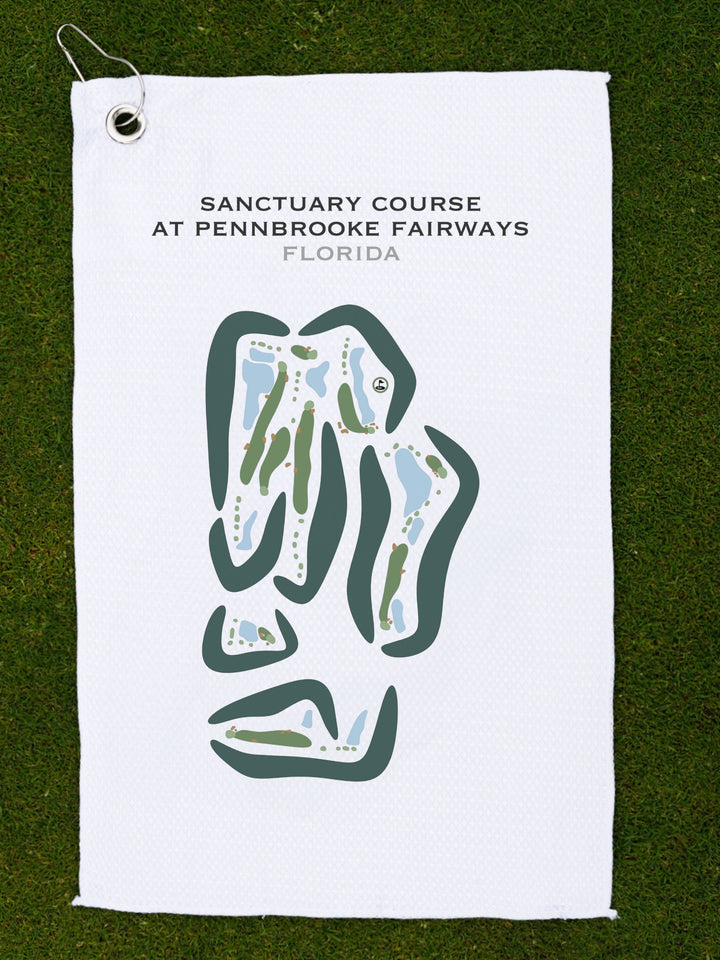 Sanctuary Course at Pennbrooke Fairways, Florida - Printed Golf Courses