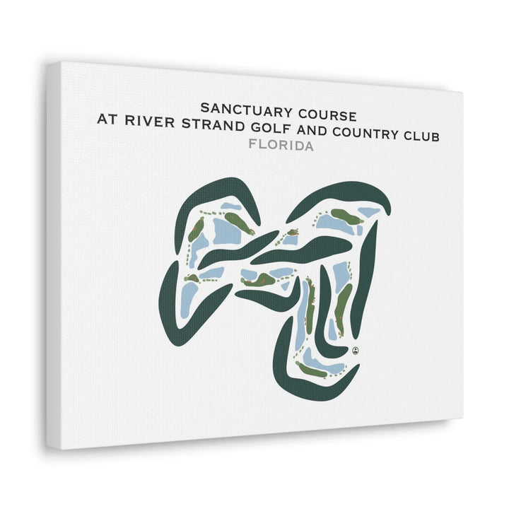 Sanctuary Course at River Strand Golf & Country Club, Florida - Printed Golf Courses