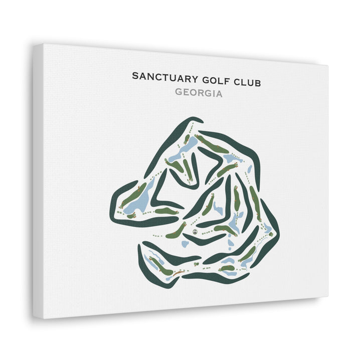 Sanctuary Golf Club, Georgia - Printed Golf Courses