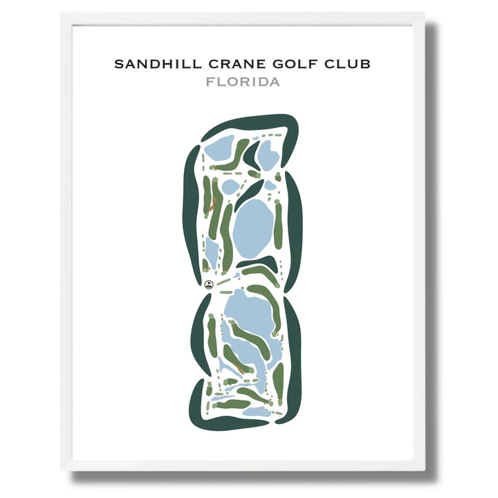 Sandhill Crane Golf Club, Florida - Printed Golf Courses