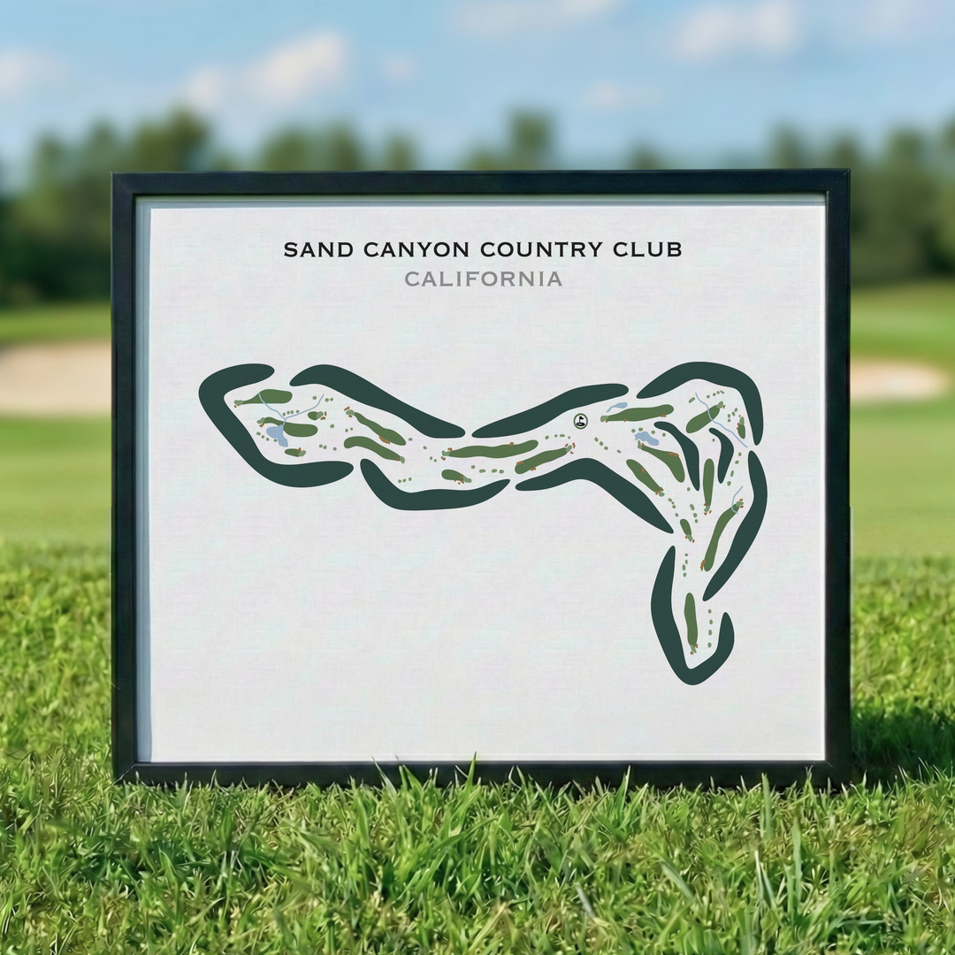Sand Canyon Country Club, California - Printed Golf Courses