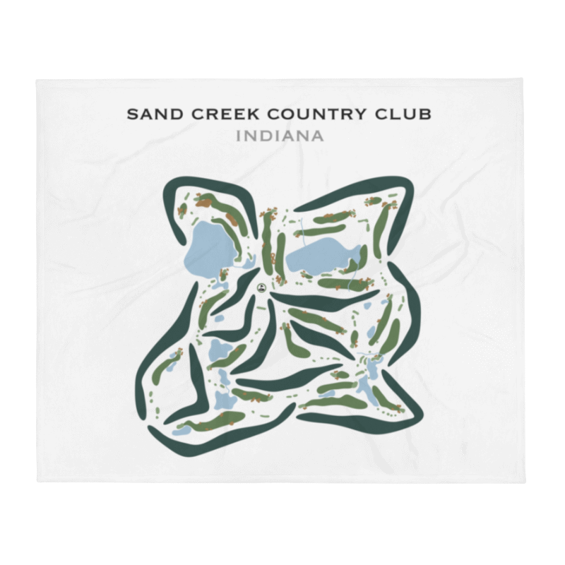 Sand Creek Country Club, Indiana - Printed Golf Courses