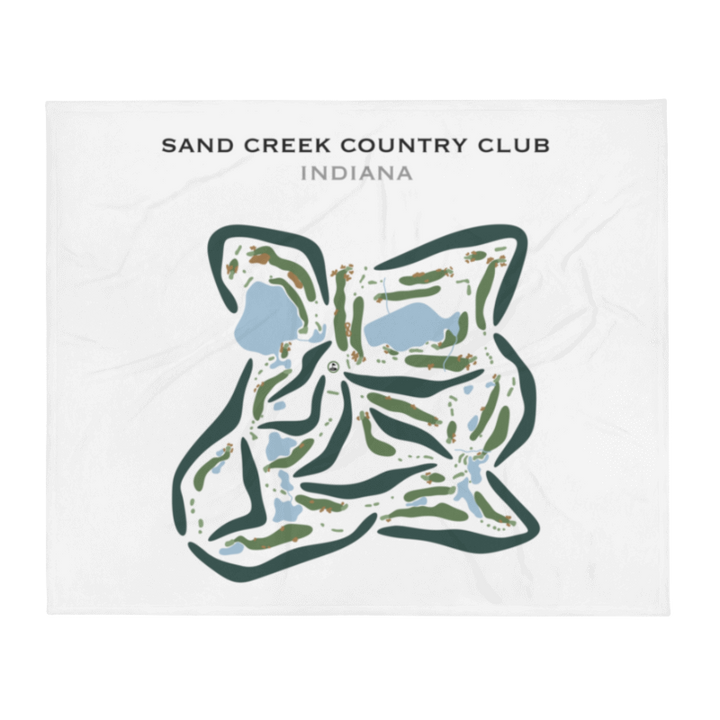 Sand Creek Country Club, Indiana - Printed Golf Courses