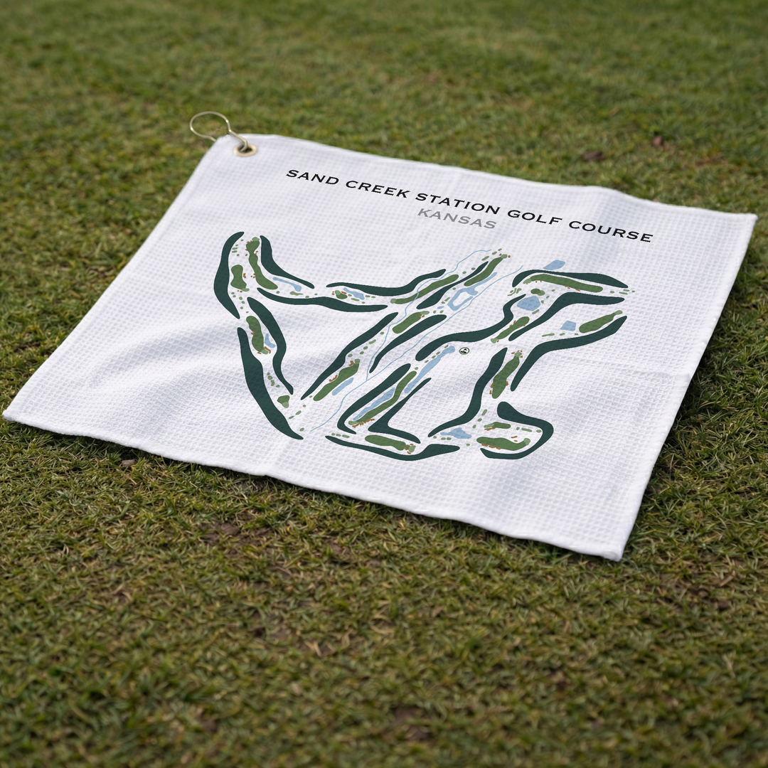 Sand Creek Station Golf Course, Kansas - Printed Golf Course