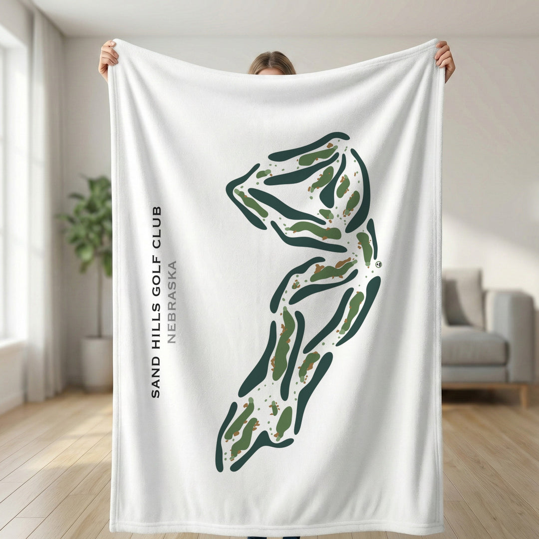 Sand Hills Golf Club, Nebraska - Printed Golf Course