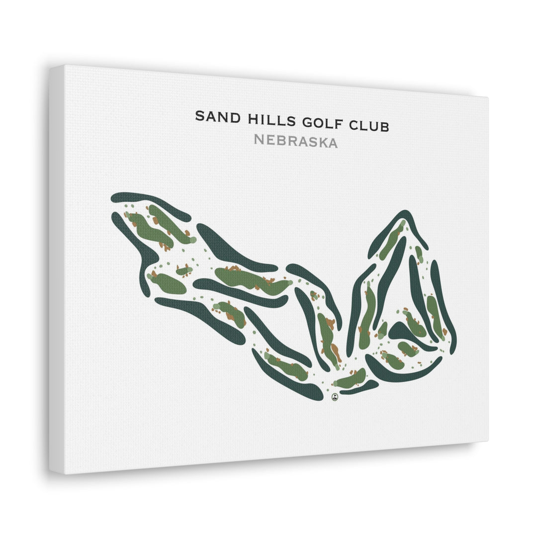 Sand Hills Golf Club, Nebraska - Printed Golf Course