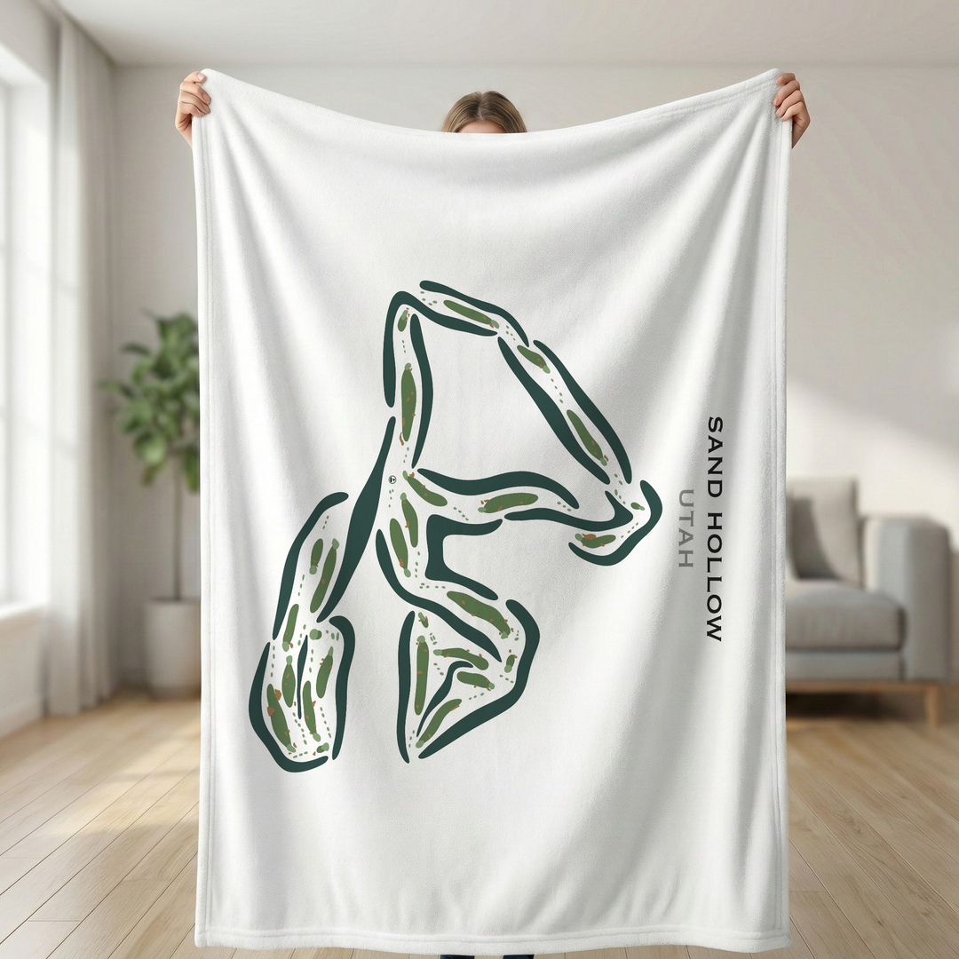 Sand Hollow Resort Golf Course, Hurricane Utah - Printed Golf Courses