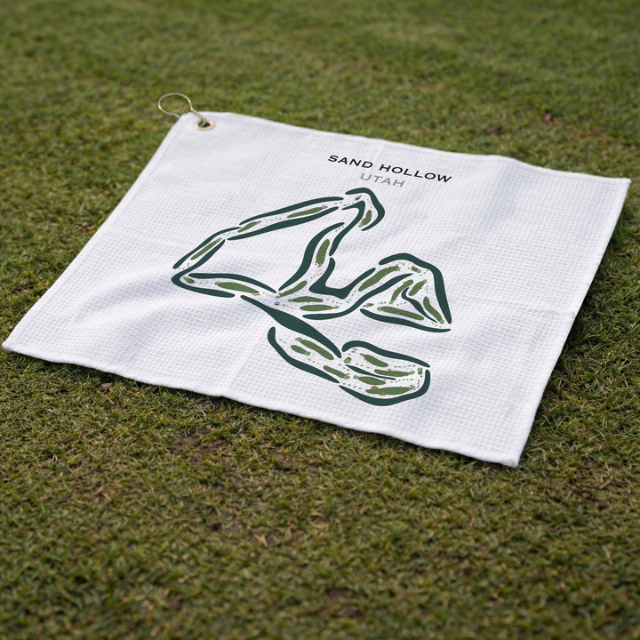 Sand Hollow Resort Golf Course, Hurricane Utah - Printed Golf Courses