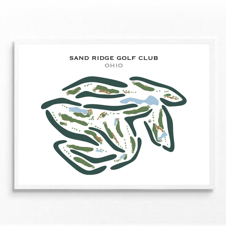 Sand Ridge Golf Club, Ohio - Printed Golf Courses