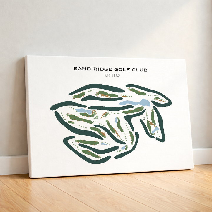 Sand Ridge Golf Club, Ohio - Printed Golf Courses