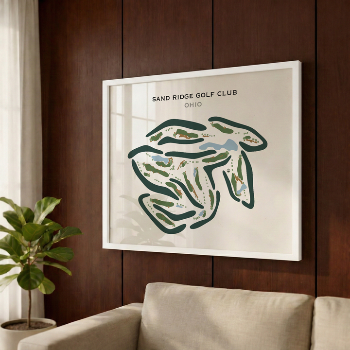 Sand Ridge Golf Club, Ohio - Printed Golf Courses