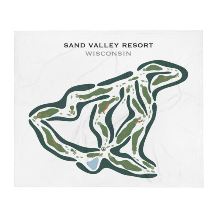 Sand Valley Resort, Wisconsin - Printed Golf Courses - Golf Course Prints