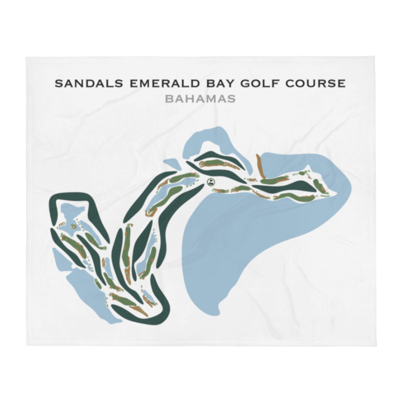 Sandals Emerald Bay, Bahamas - Printed Golf Courses