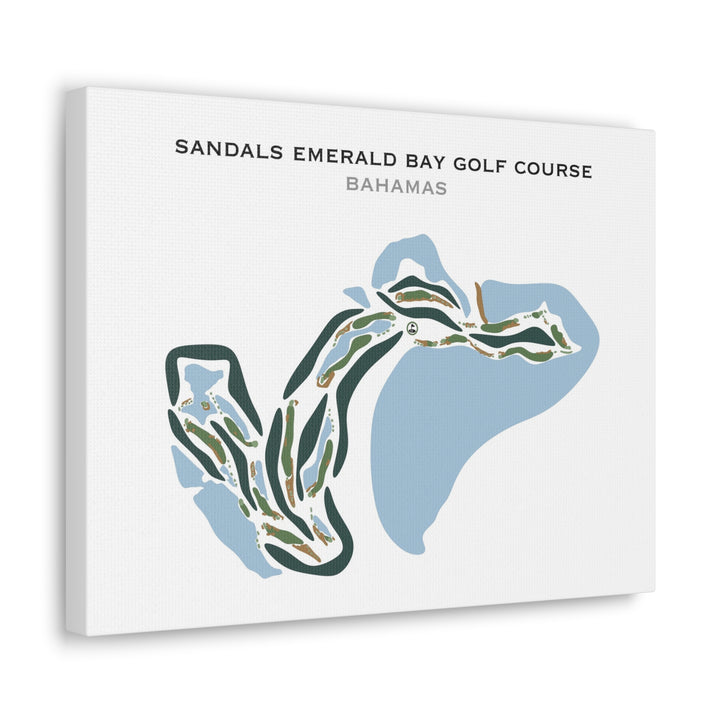 Sandals Emerald Bay, Bahamas - Printed Golf Courses