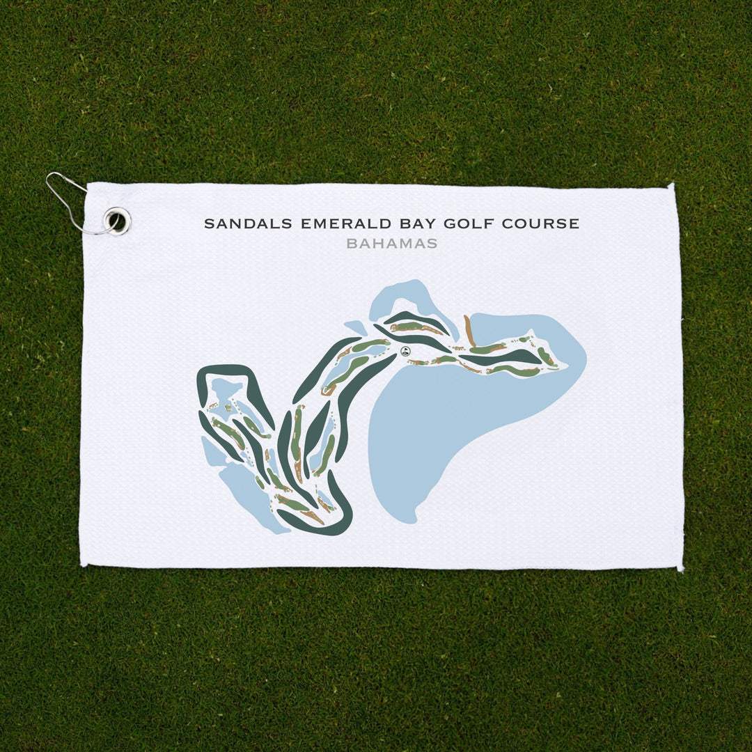 Sandals Emerald Bay, Bahamas - Printed Golf Courses