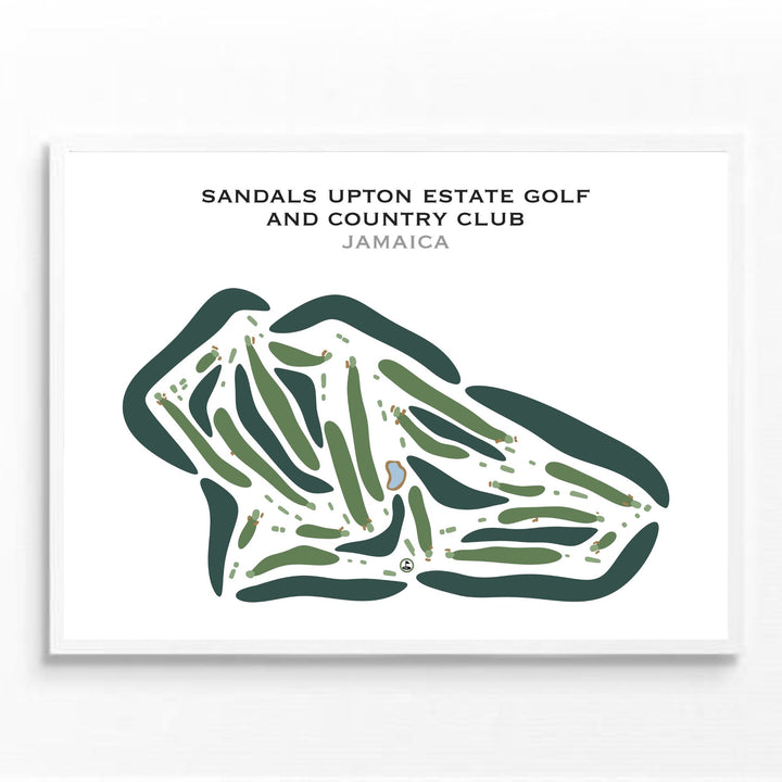 Sandals Upton Estate Golf & Country Club, Jamaica - Printed Golf Courses