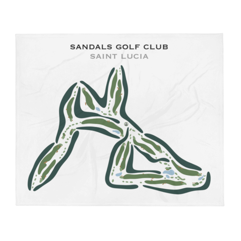 Sandals Golf Club, Saint Lucia - Printed Golf Courses