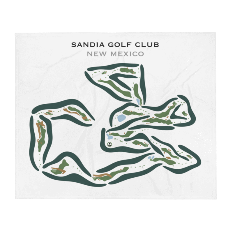 Sandia Golf Club, New Mexico - Printed Golf Courses