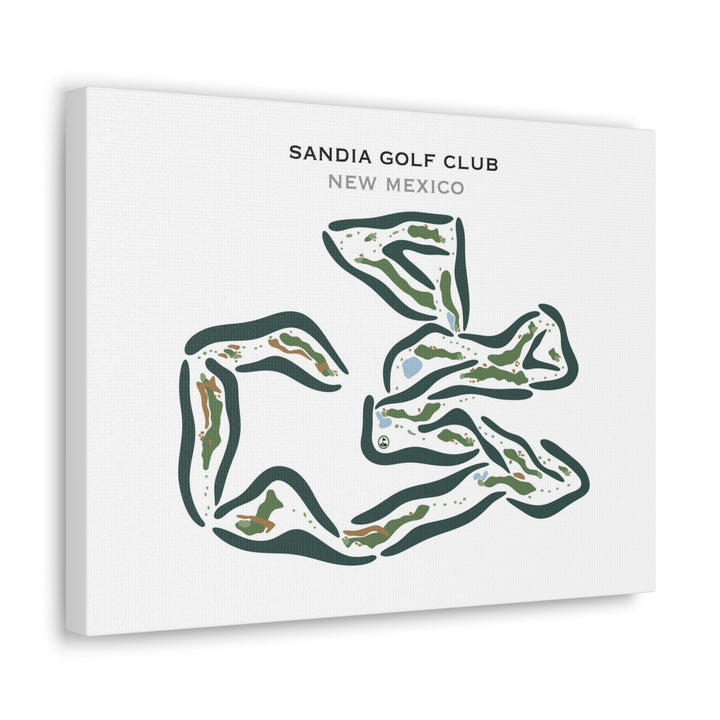 Sandia Golf Club, New Mexico - Printed Golf Courses