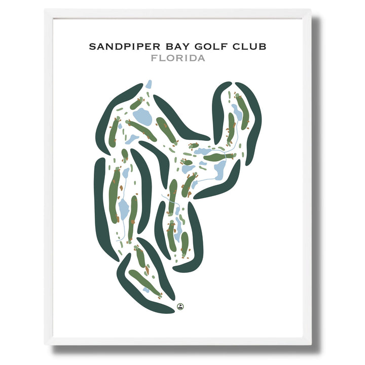 Sandpiper Bay Golf Club, Florida - Printed Golf Courses