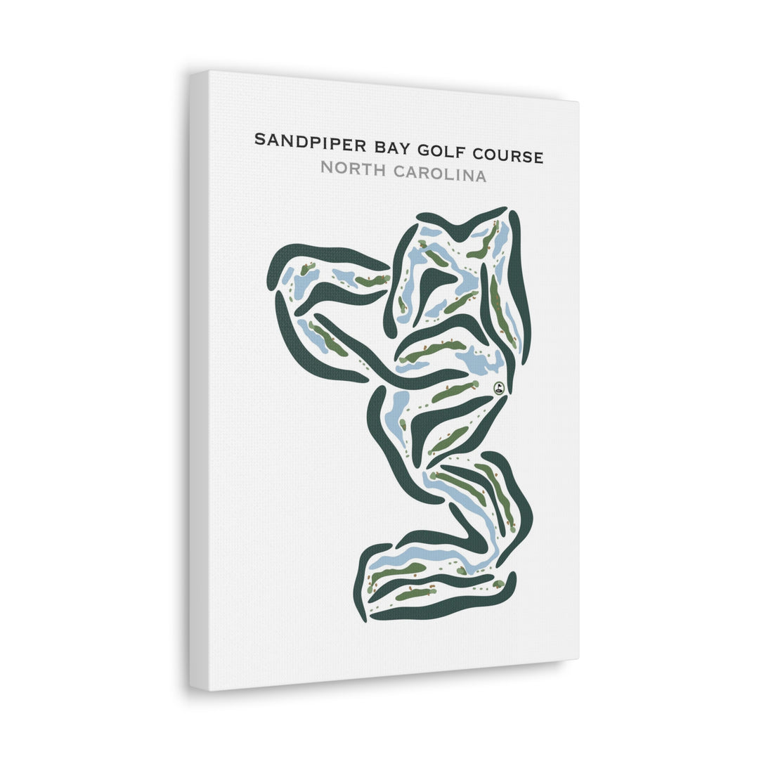 Sandpiper Bay Golf Course, North Carolina - Printed Golf Courses