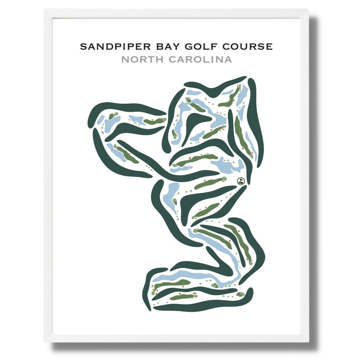 Sandpiper Bay Golf Course, North Carolina - Printed Golf Courses