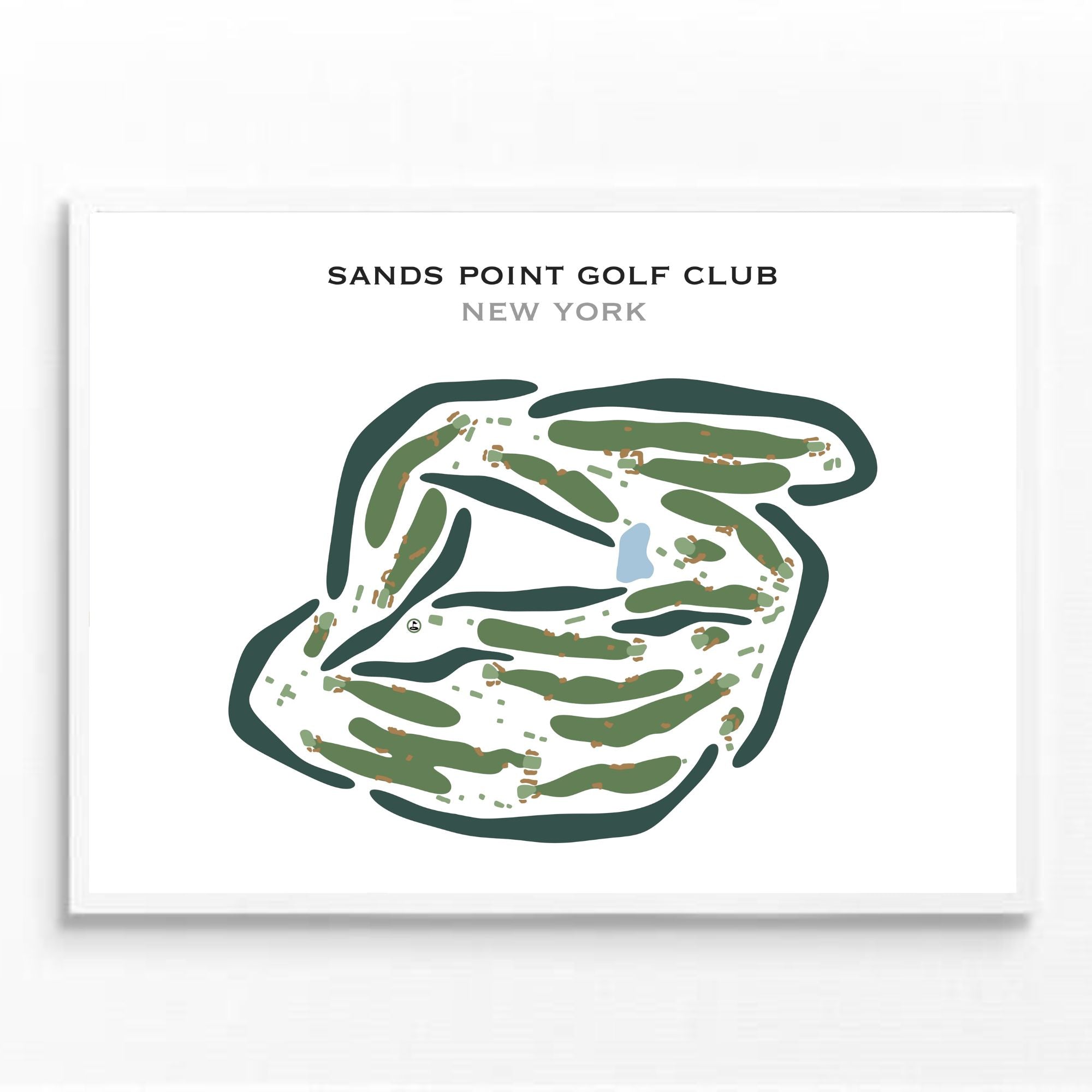 Buy the best printed golf course Sands Point Golf Club, New York