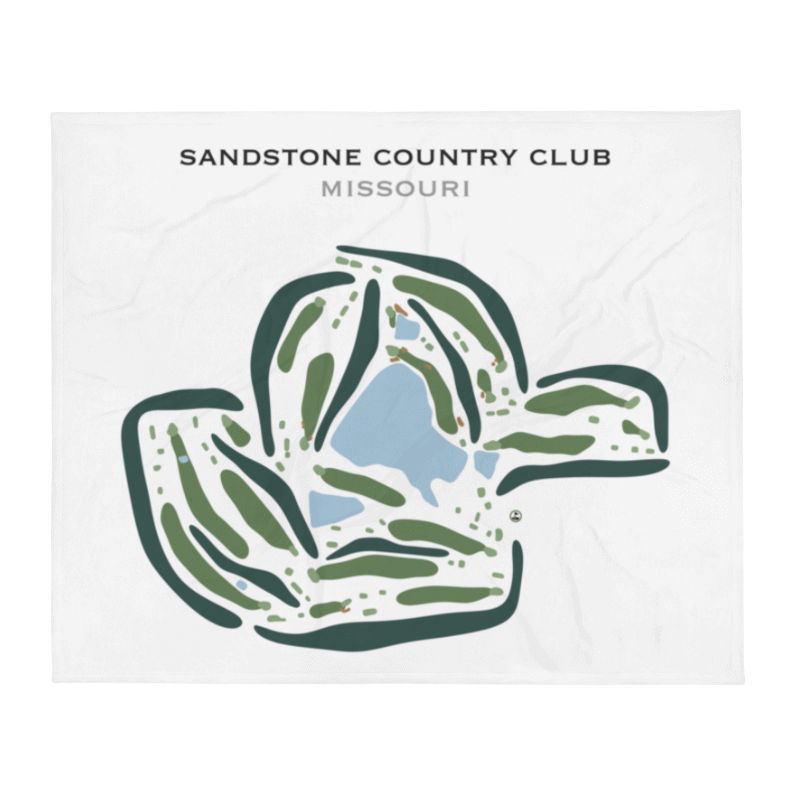 Sandstone Country Club, Missouri - Printed Golf Courses