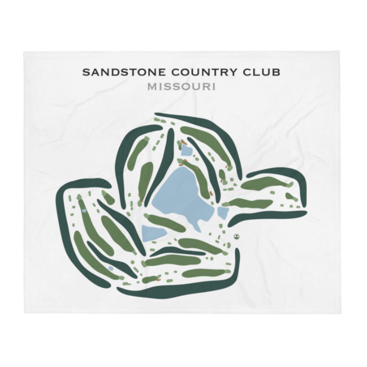 Sandstone Country Club, Missouri - Printed Golf Courses