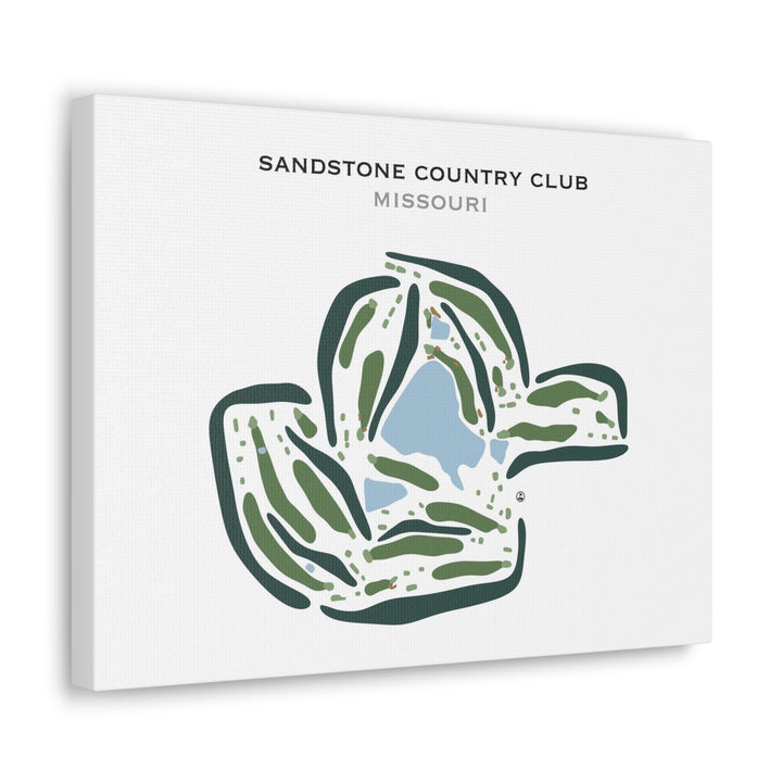 Sandstone Country Club, Missouri - Printed Golf Courses