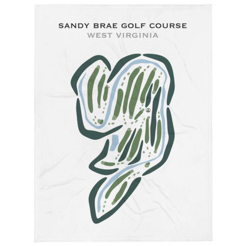 Sandy Brae Golf Course, West Virginia - Printed Golf Courses