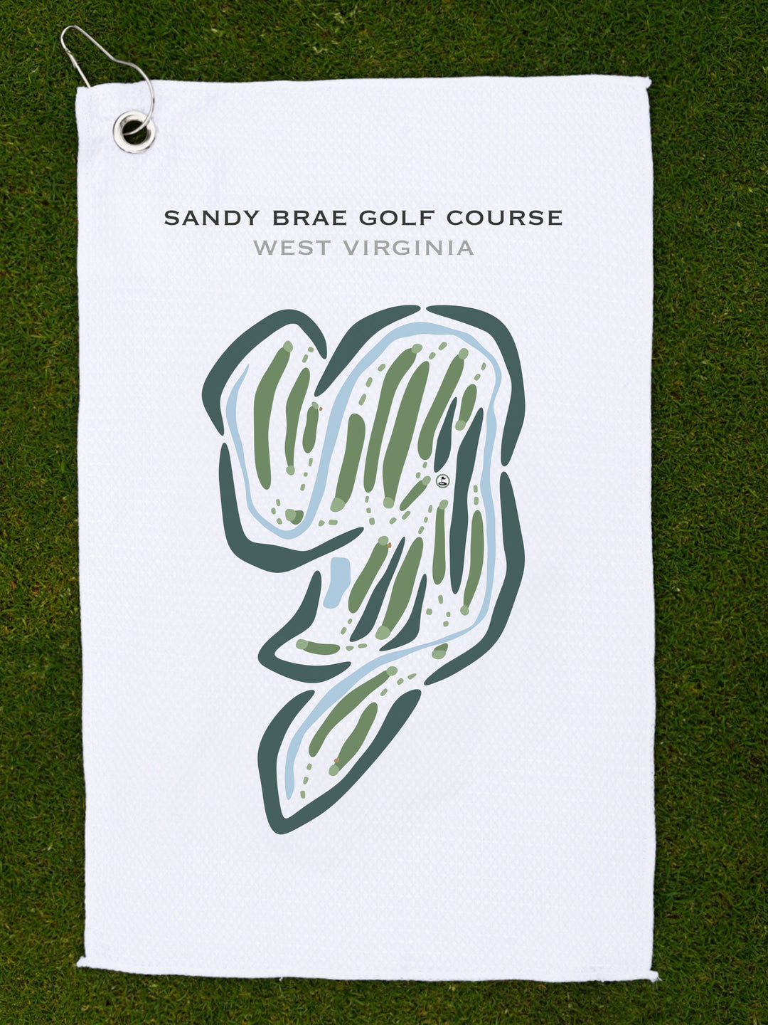 Sandy Brae Golf Course, West Virginia - Printed Golf Courses