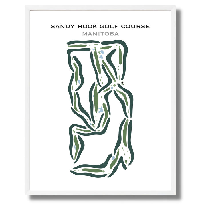 Sandy Hook Golf Course, Manitoba - Printed Golf Courses