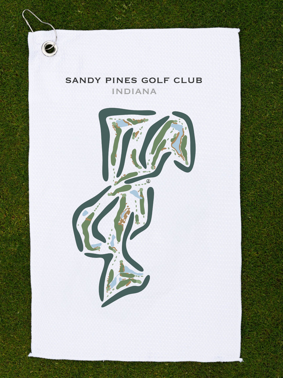 Sandy Pines Golf Club, Indiana - Printed Golf Course