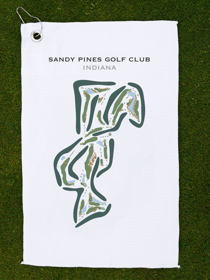 Sandy Pines Golf Club, Indiana - Printed Golf Course
