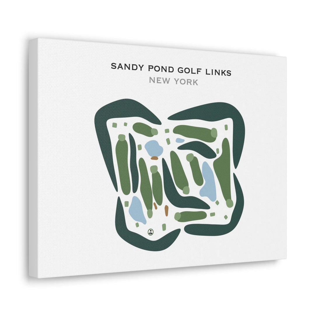 Sandy Pond Golf Links, New York - Printed Golf Courses