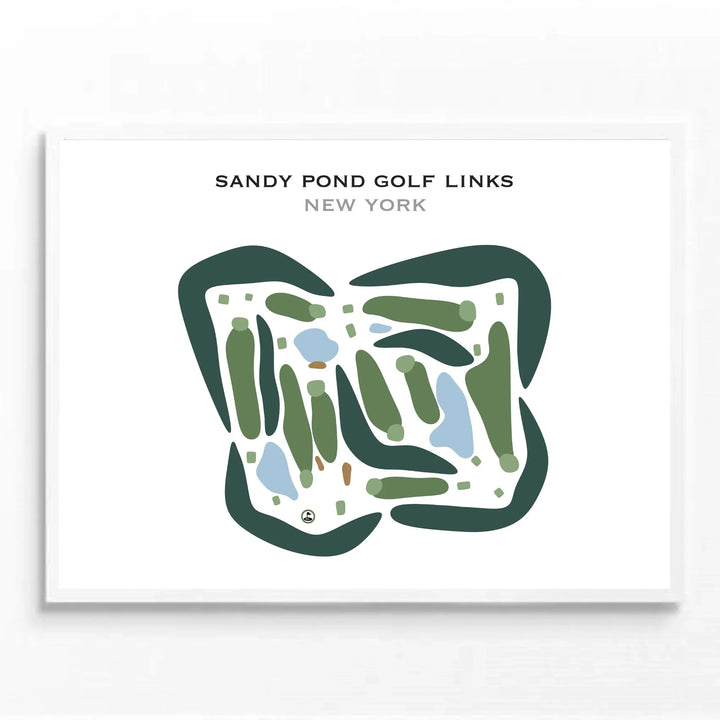 Sandy Pond Golf Links, New York - Printed Golf Courses