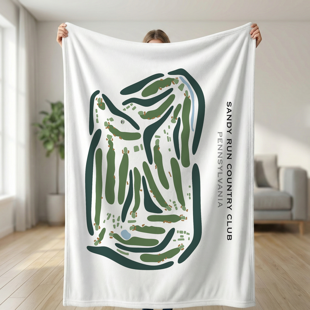 Sandy Run Country Club, Pennsylvania - Printed Golf Courses